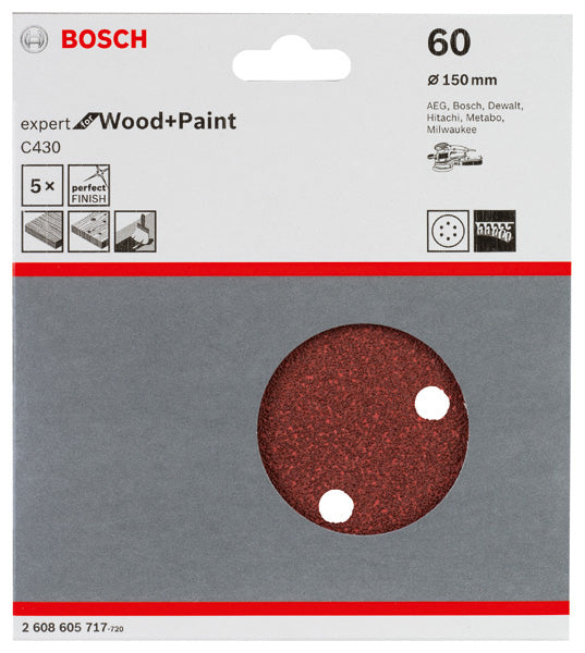 Bosch Sanding Sheet EfWP,150mm,G60,5x