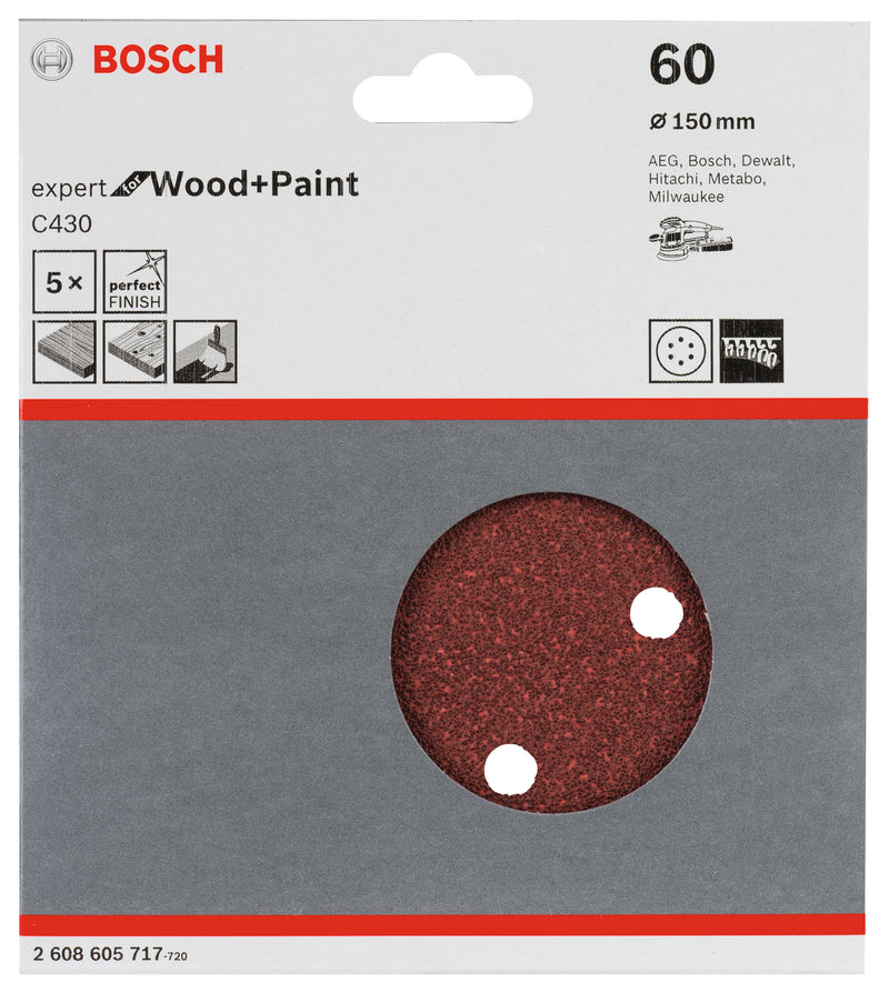 Bosch Sanding Sheet EfWP,150mm,G60,5x