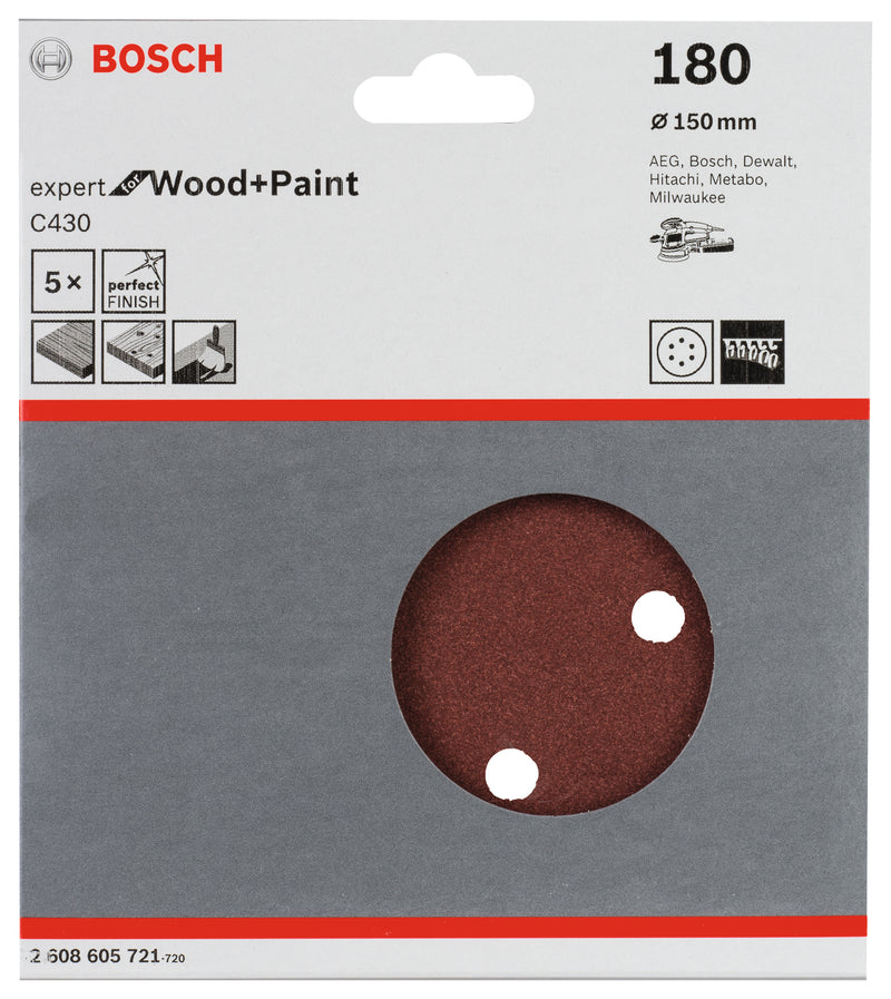 Bosch Sanding Sheet EfWP,150mm,G180,5x