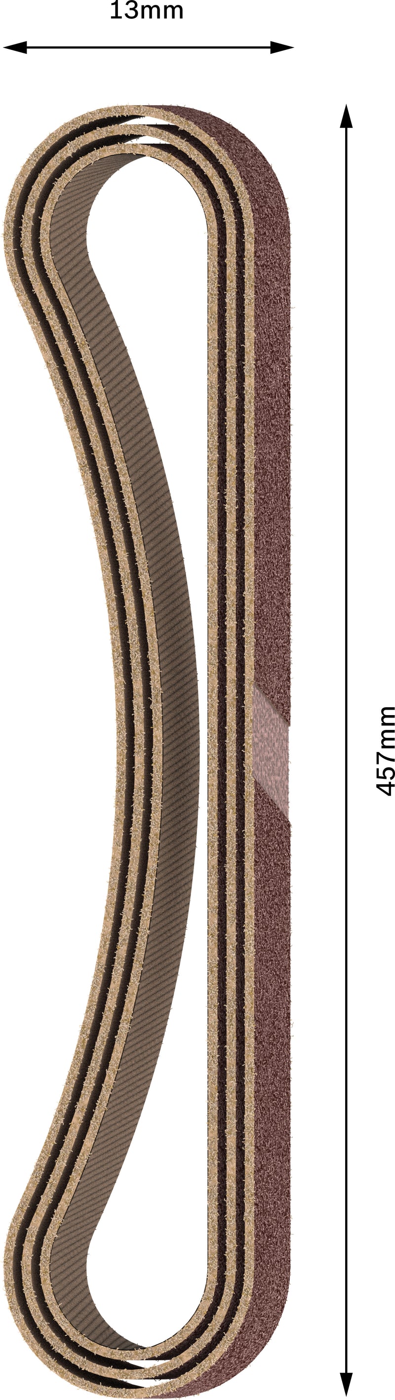 Bosch Sanding Belt BfWP,13x457mm,G120