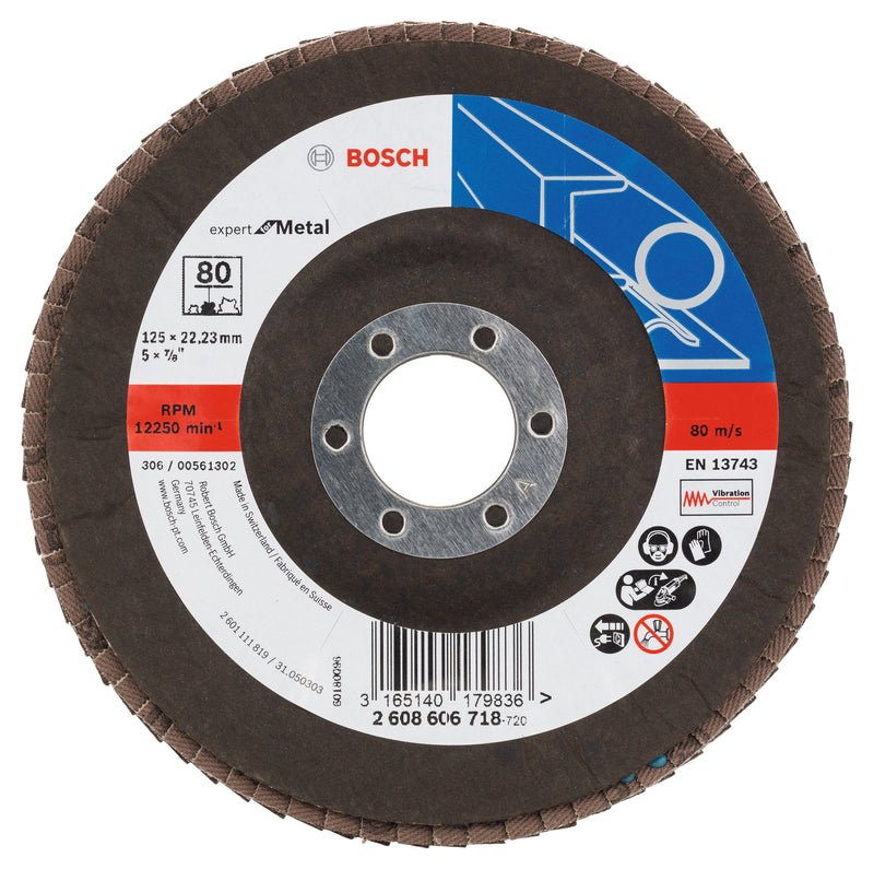 Bosch Flap Disc EfM,125mm,G80,1x