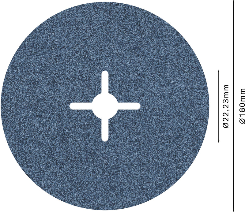 Bosch Fibre-Sanding Disc BfM,180mm,G60,1x