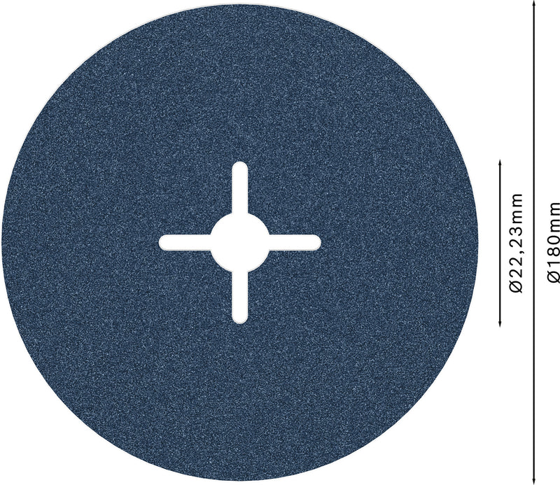 Bosch Fibre-Sanding Disc BfM,180mm,G100,1x
