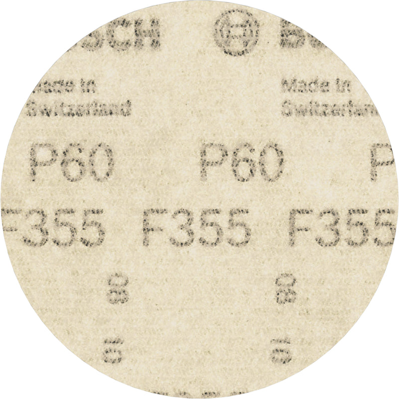 Hoja de lija Bosch PRO F355, 125 mm, G60, 10 uds.