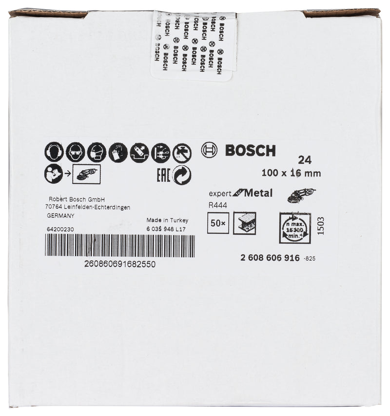 Bosch Fibre-Sanding Disc EfM,100mm,G24,1x