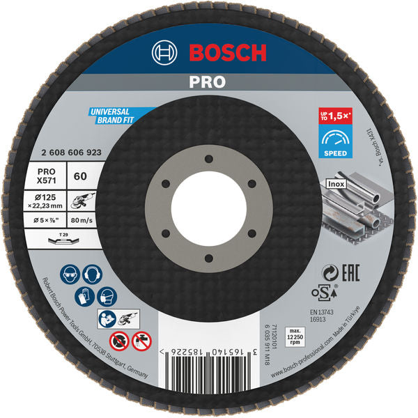 Bosch Flap Disc BfM,125mm,G60,1x