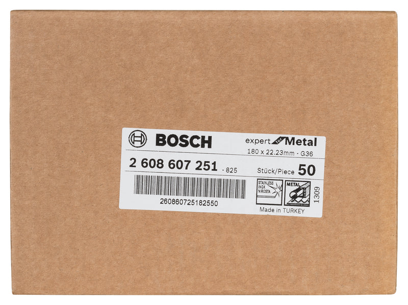 Disco de lixa de fibra Bosch EfM, 180 mm, G36, 1x