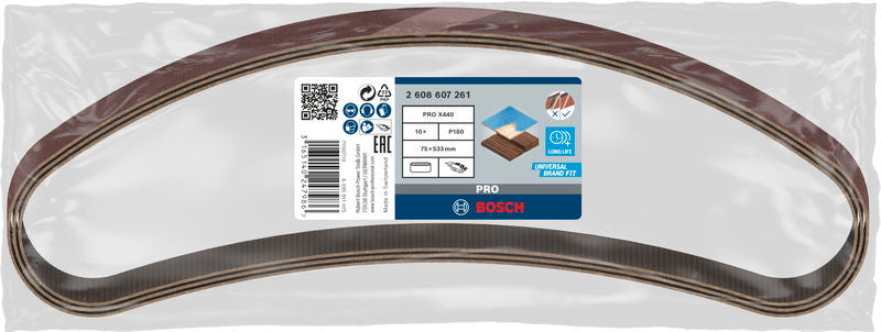 Bosch Sanding Belt BfWP,75x533mm,G180