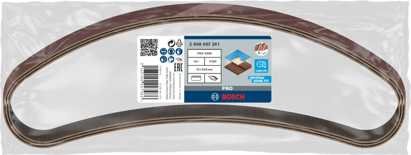 Bosch Sanding Belt BfWP,75x533mm,G180