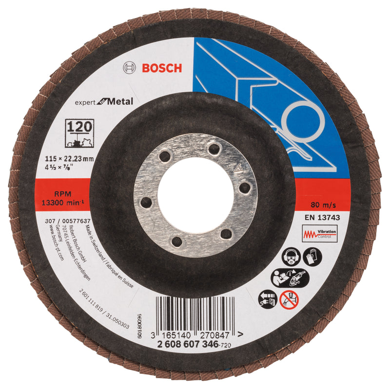 Disco de aba Bosch EfM, 115 mm, G120, 1x