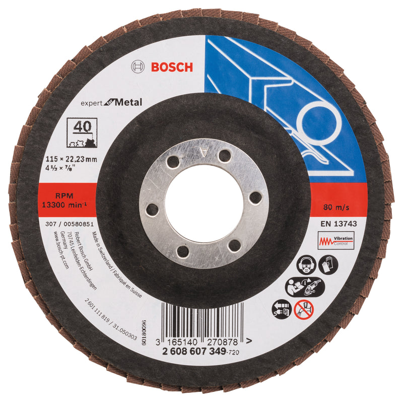 Bosch Flap Disc EfM,115mm,G40,1x