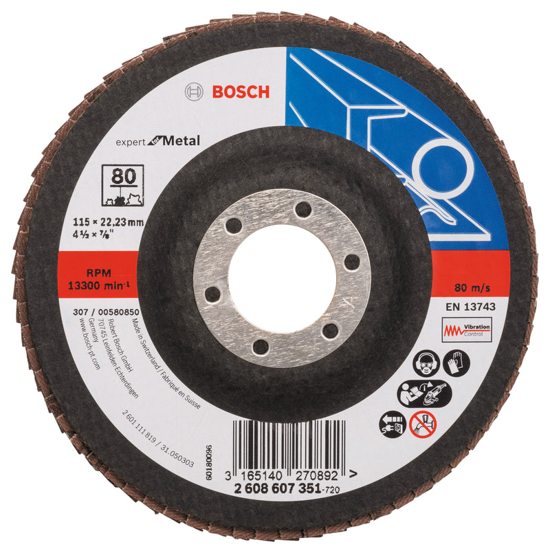 Disco de aba Bosch EfM, 115 mm, G80, 1x