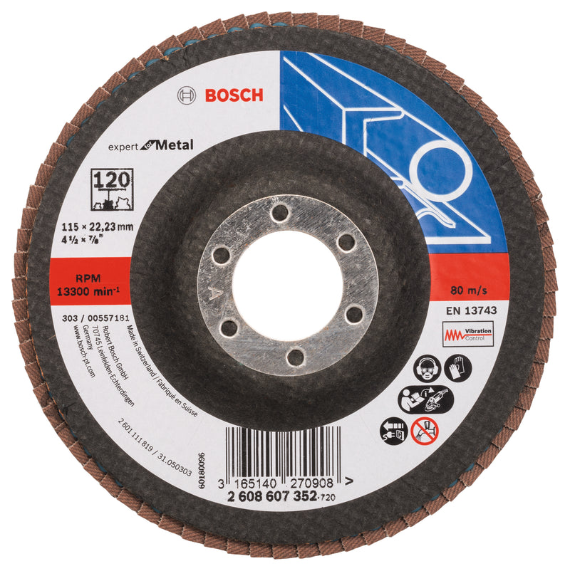 Disco de aba Bosch EfM, 115 mm, G120, 1x