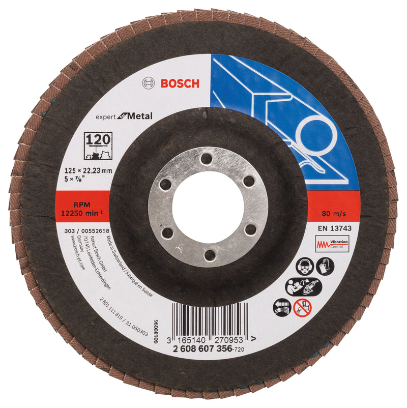 Bosch Flap Disc EfM,125mm,G120,1x