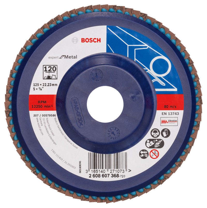 Bosch Flap Disc EfM,125mm,G120,1x