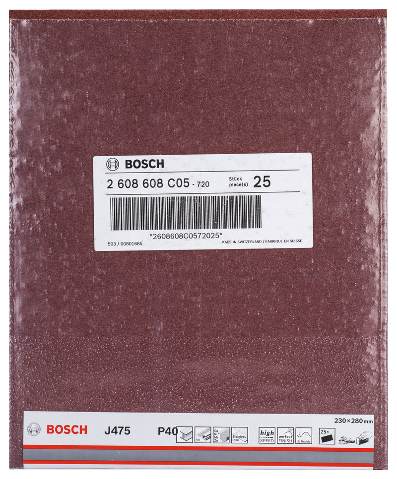 Bosch Sanding Sheet BfM,230x280mm,G40,1x