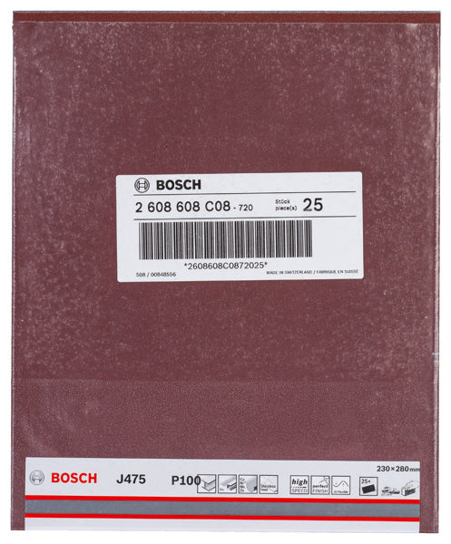 Bosch Sanding Sheet BfM,230x280mm,G100