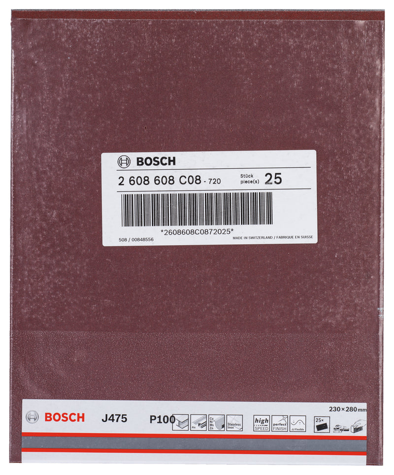 Bosch Sanding Sheet BfM,230x280mm,G100