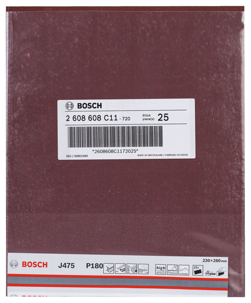 Bosch Sanding Sheet BfM,230x280mm,G180