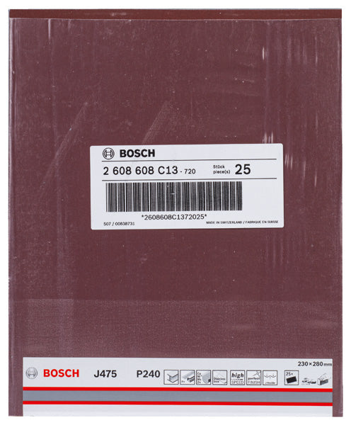 Bosch Sanding Sheet BfM,230x280mm,G240