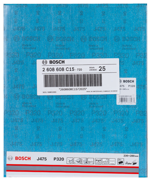Bosch Sanding Sheet BfM,230x280mm,G320