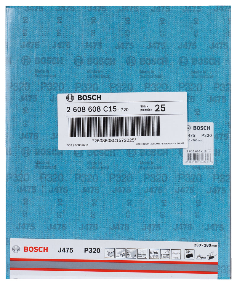 Bosch Sanding Sheet BfM,230x280mm,G320
