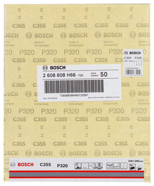 Bosch Sanding Sheet C355 . 230 x 280 mm, 320