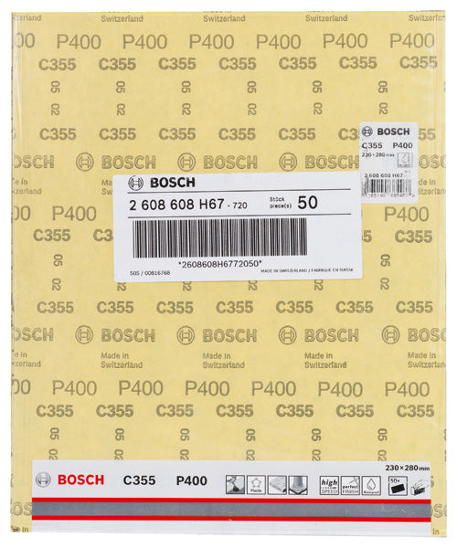 Bosch Sanding Sheet C355 . 230 x 280 mm, 400