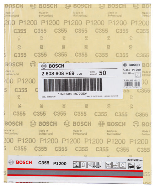Bosch Sanding Sheet C355 . 230 x 280 mm, 1200