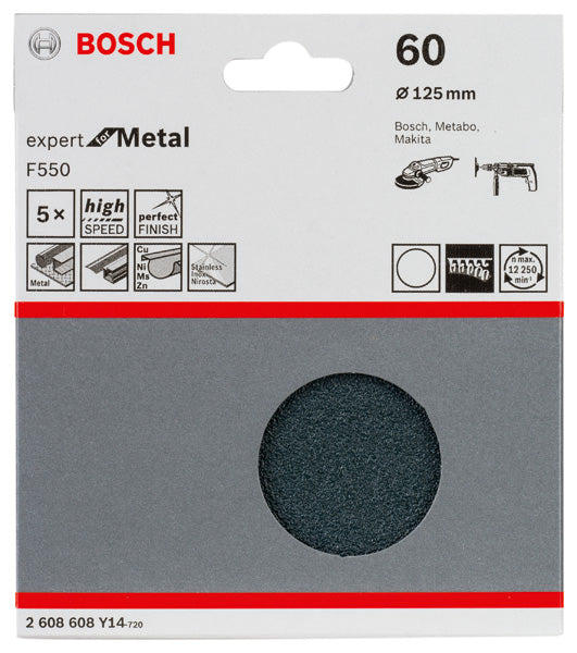 Bosch Sandpaper F550, 5-pack