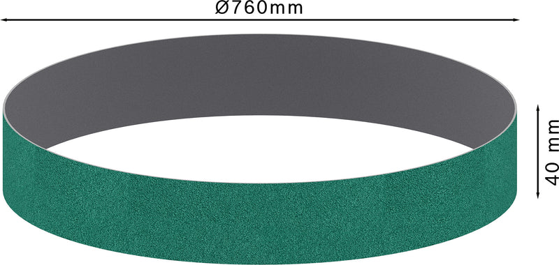 Bosch Abrasive Belt BfI,40x760mm,G40