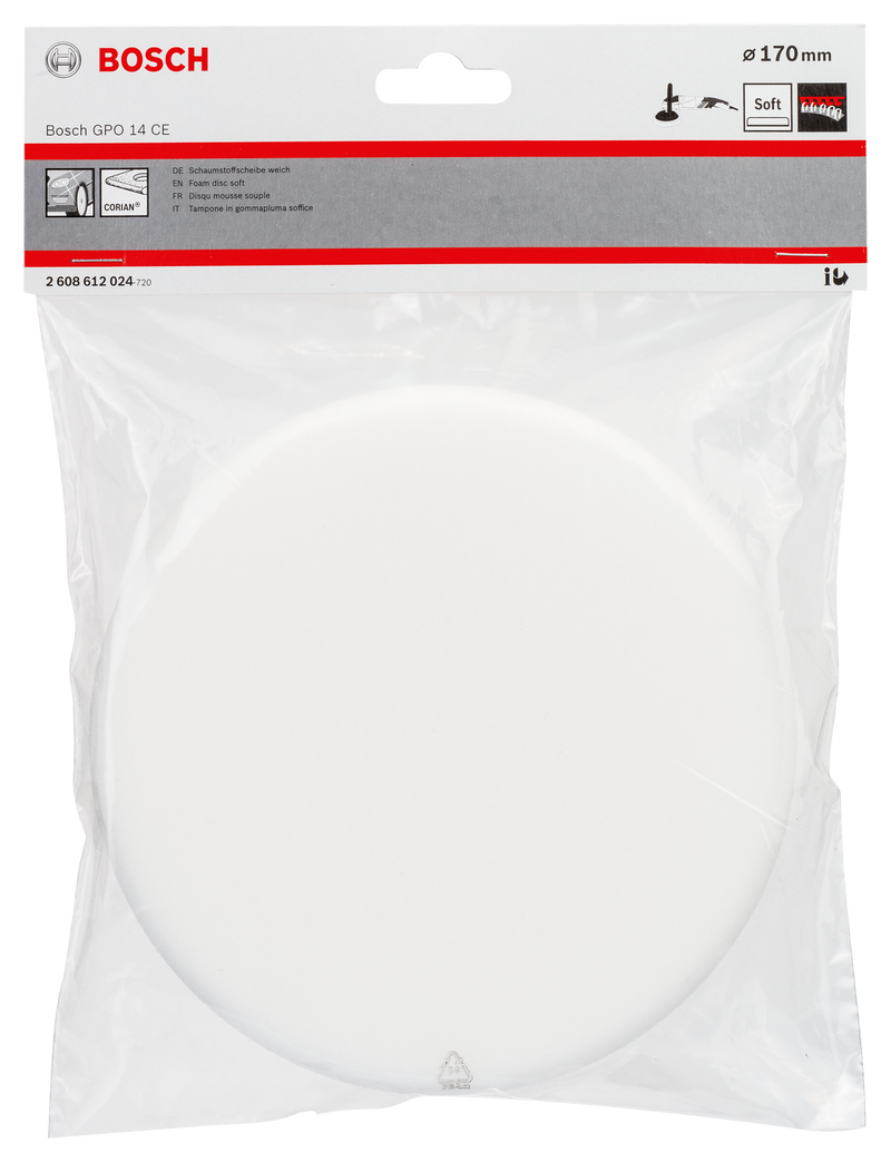 Bosch Polishing Sponge, 170mm, soft
