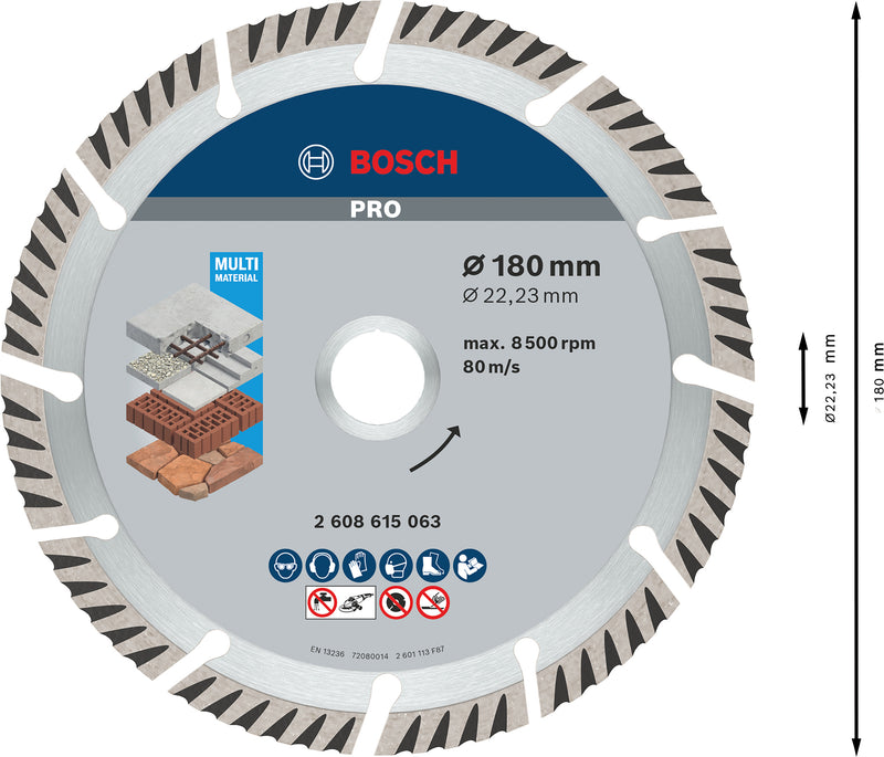 Bosch Diamond Cutting Blade Standard>Universal