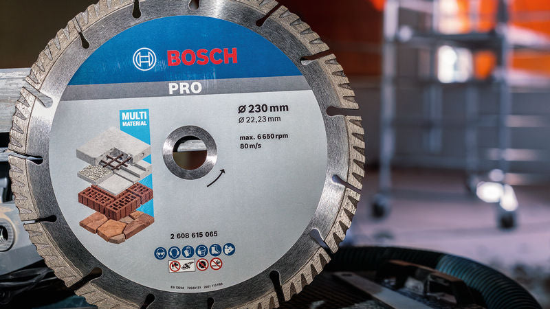 Bosch PRO Multi Material Diamond Cutting Disc, 230 x 22.23 mm, 10 pcs.