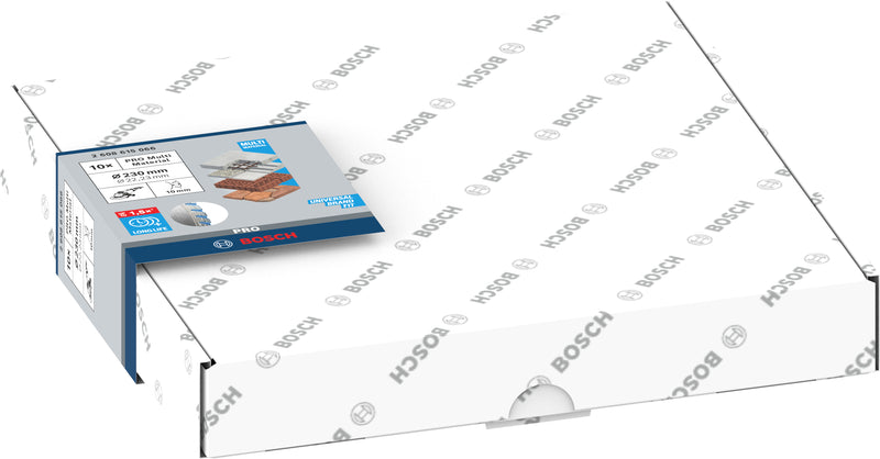 Bosch PRO Multi Material Diamond Cutting Disc, 230 x 22.23 mm, 10 pcs.