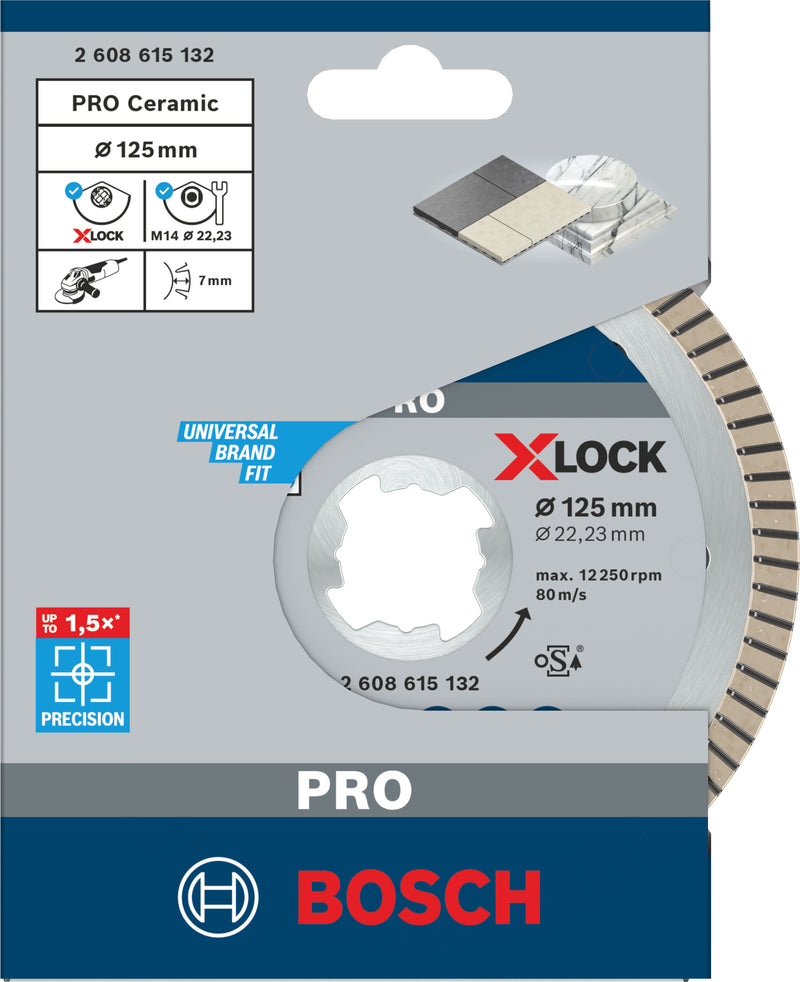 Hoja de corte de diamante Bosch X-Lock Ideal para Ce