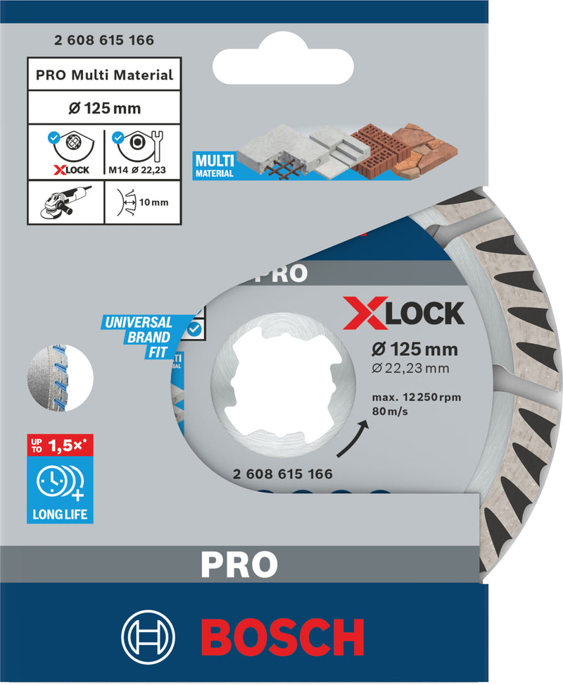 Hoja de corte de diamante Bosch X-Lock Standard fo