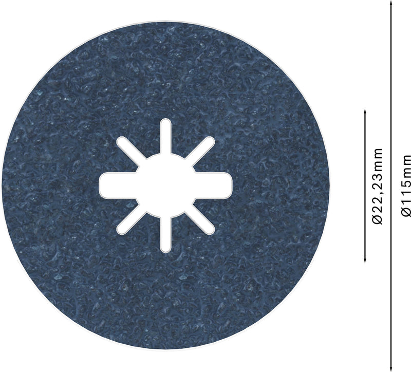 Bosch Fibre-Sanding Disc BfM,115,G36,X-Lock