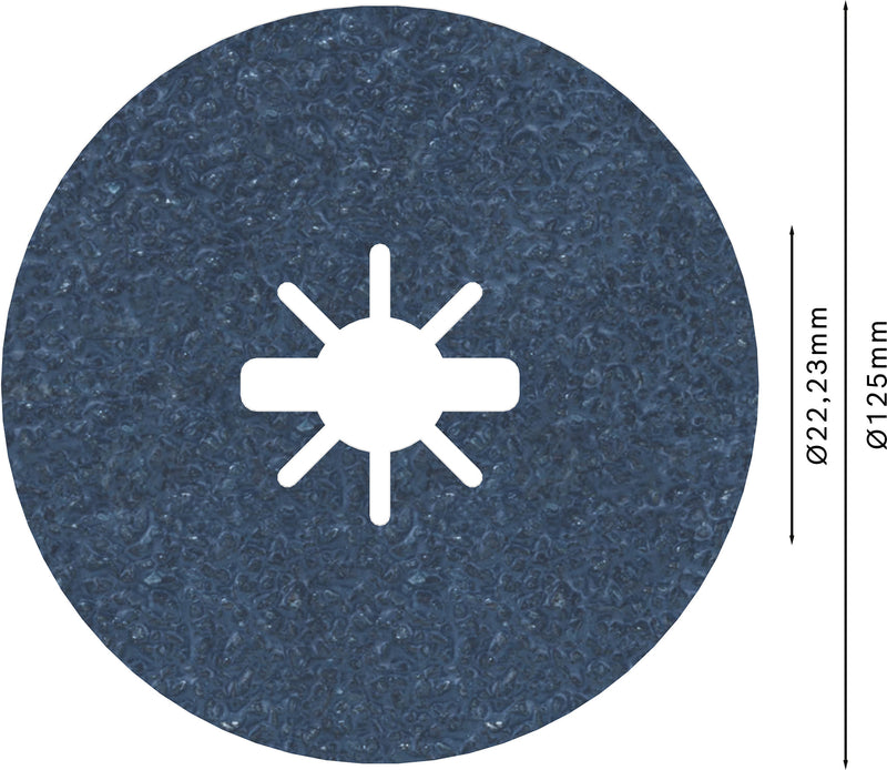 Disco de lixa de fibra Bosch BfM,125,G36,X-Lock