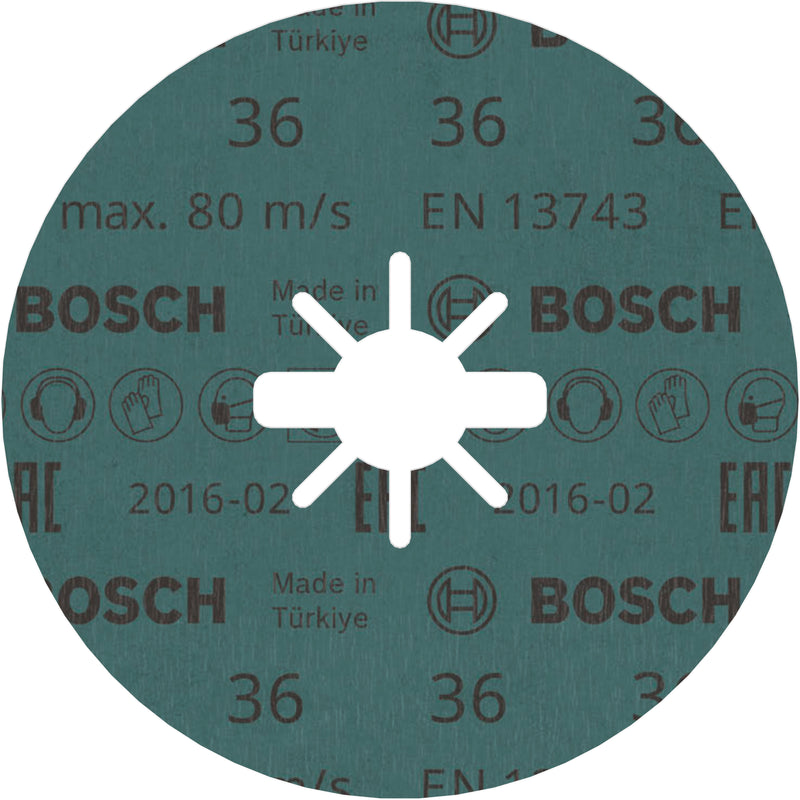 Disco de lixa de fibra Bosch BfM,125,G36,X-Lock