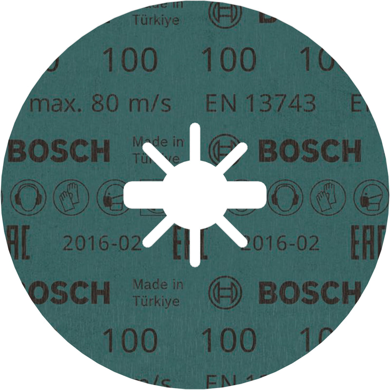 Disco de lixa de fibra Bosch BfM,125,G100,X-Lock