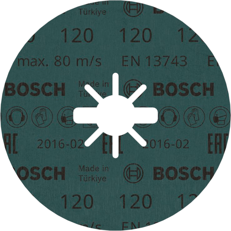 Disco de lixa de fibra Bosch BfM,125,G120,X-Lock