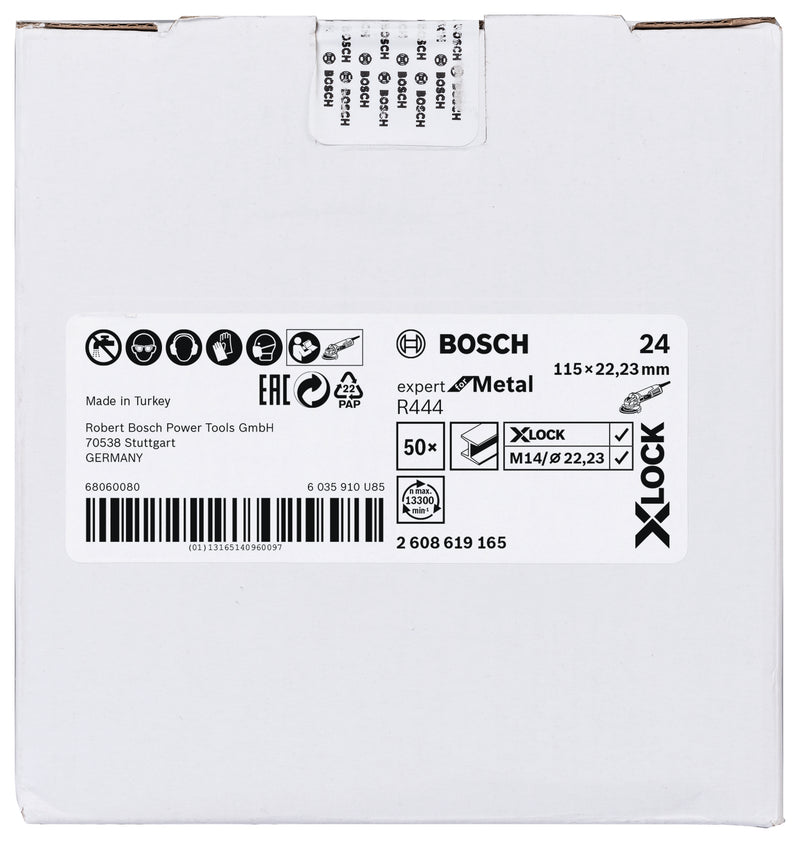Bosch Fibre-Sanding Disc EfM,115,G24,X-Lock