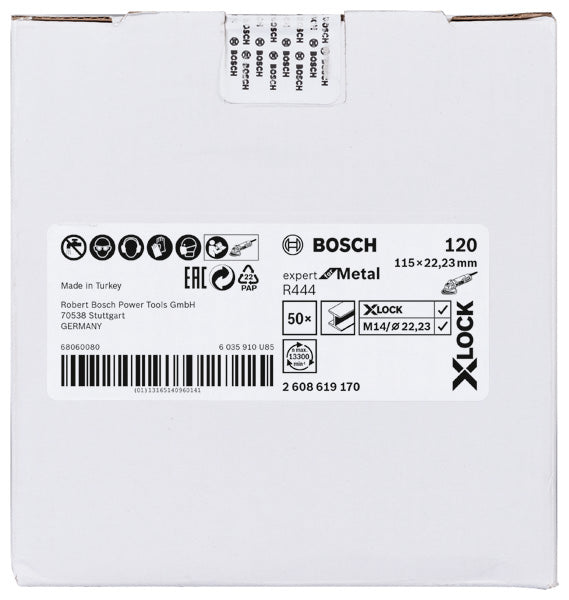 Bosch Fibre-Sanding Disc EfM,115,G240,X-Lock
