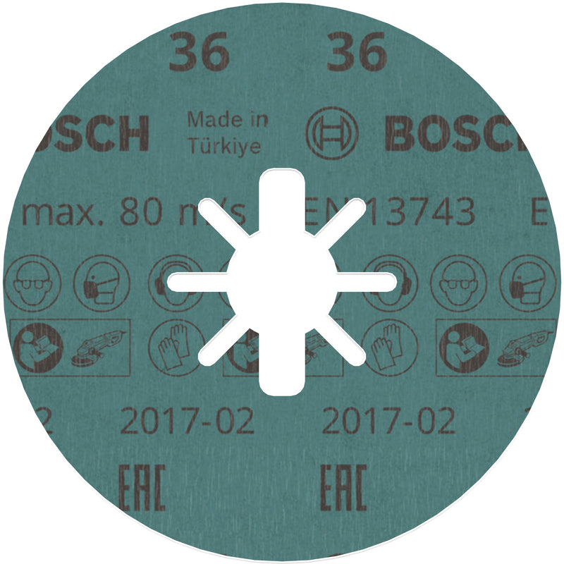 Bosch Fibre-Sanding Disc BfM+I,115,G36,X-Lock