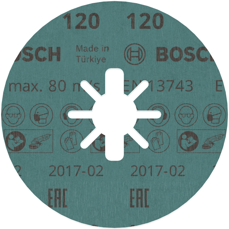 Disco de lixa de fibra Bosch BfM+I,115,G120,X-Loc