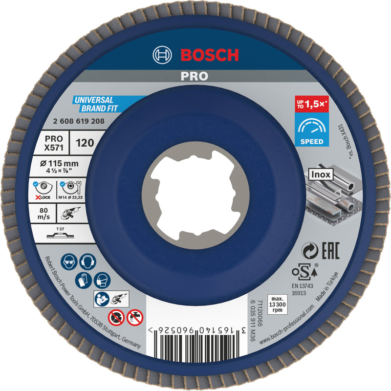 Disco de aba Bosch BfM,115,G12,X-Lock
