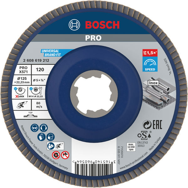 Disco de aba Bosch BfM,125,G12,X-Lock