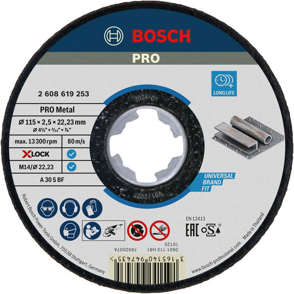 Disco de corte Bosch X-LOCK Expert &gt;Metal