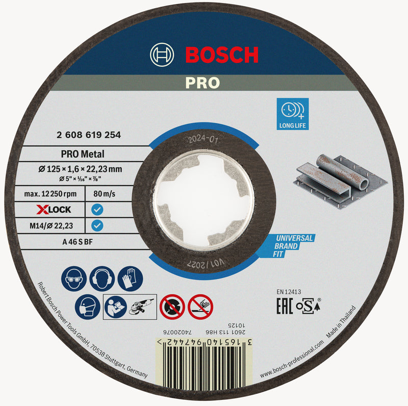 Bosch Cutting Disc X-LOCK Expert >Metal